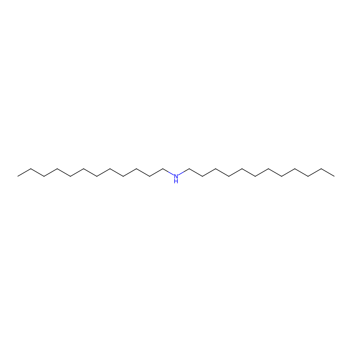 Didodecylamine molecular structure, CAS 3007-31-6