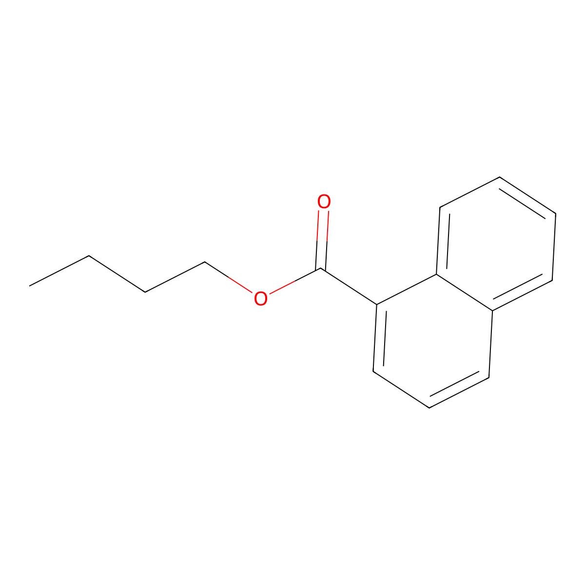 Butyl 1-naphthoate molecular structure, CAS 3007-95-2