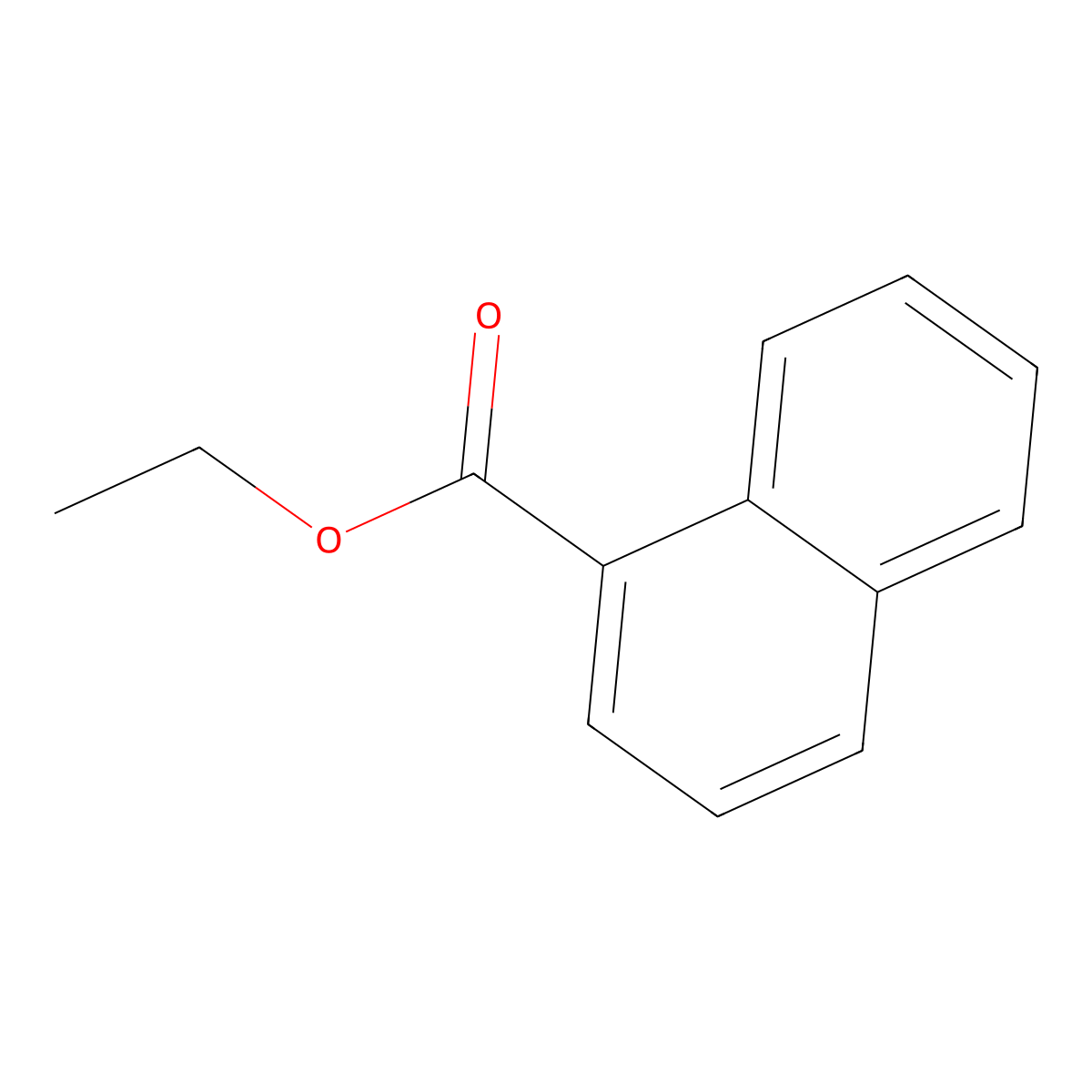 Ethyl 1-naphthoate molecular structure, CAS 3007-97-4