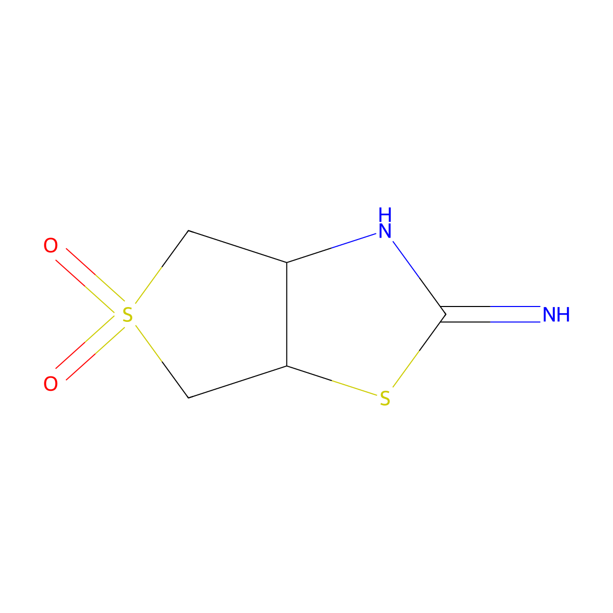 3a,4,6,6a-Tetrahydrothieno[3,4-d][1,3]thiazol-2-amine 5,5-dioxide molecular structure, CAS 300716-76-1