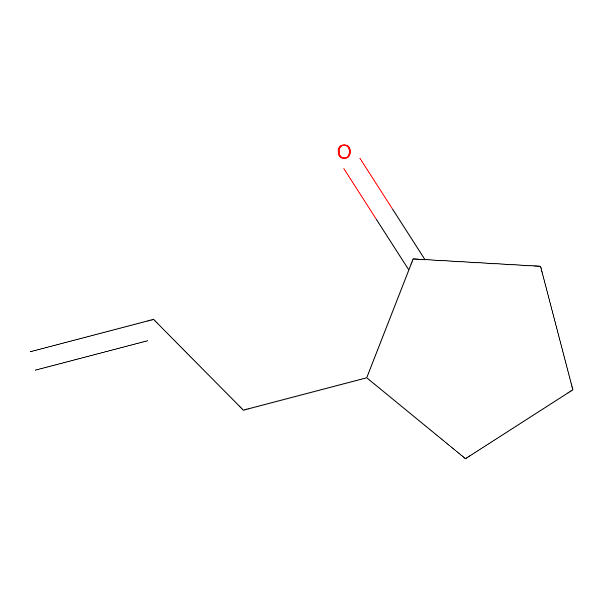2-Allylcyclopentanone molecular structure, CAS 30079-93-7