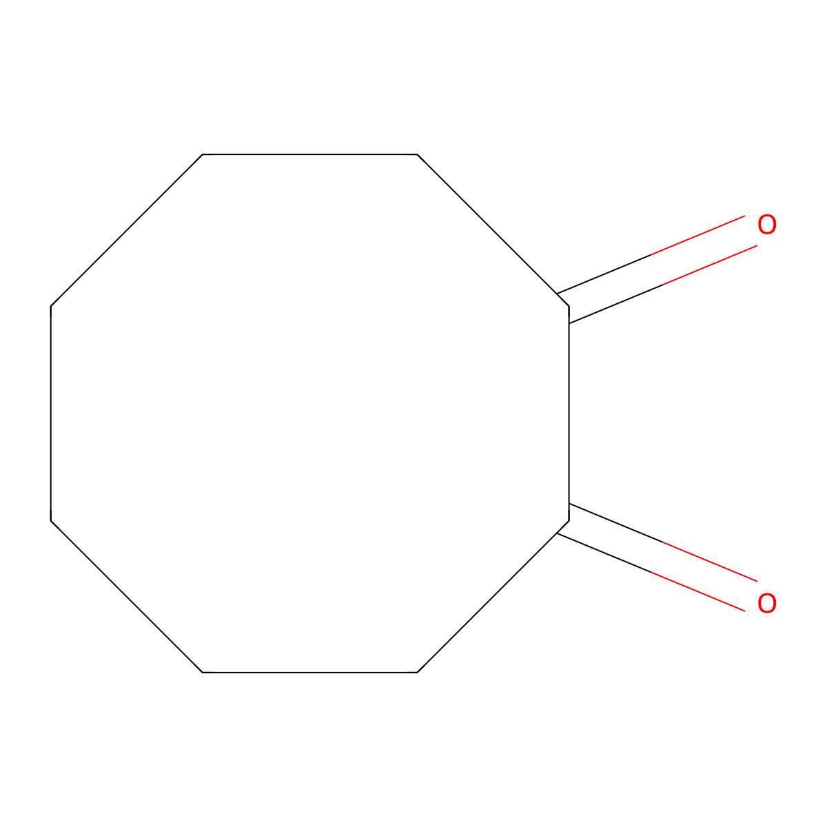 1,2-Cyclooctanedione molecular structure, CAS 3008-40-0