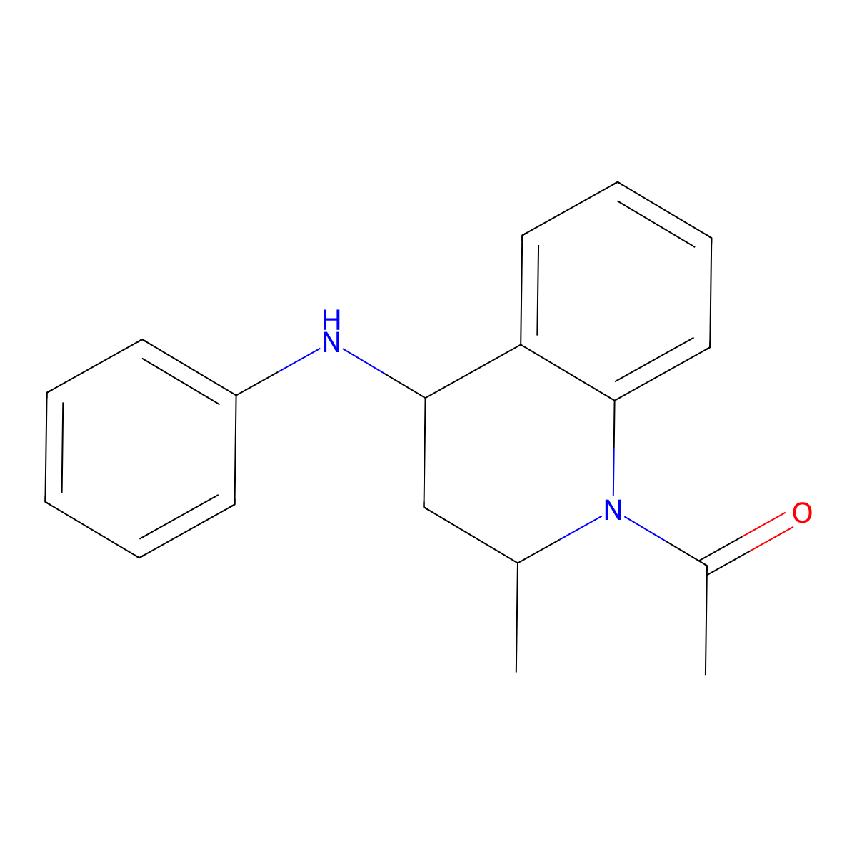1-(4-anilino-2-methyl-3,4-dihydro-2H-quinolin-1-yl)ethanone molecular structure, CAS 300801-70-1