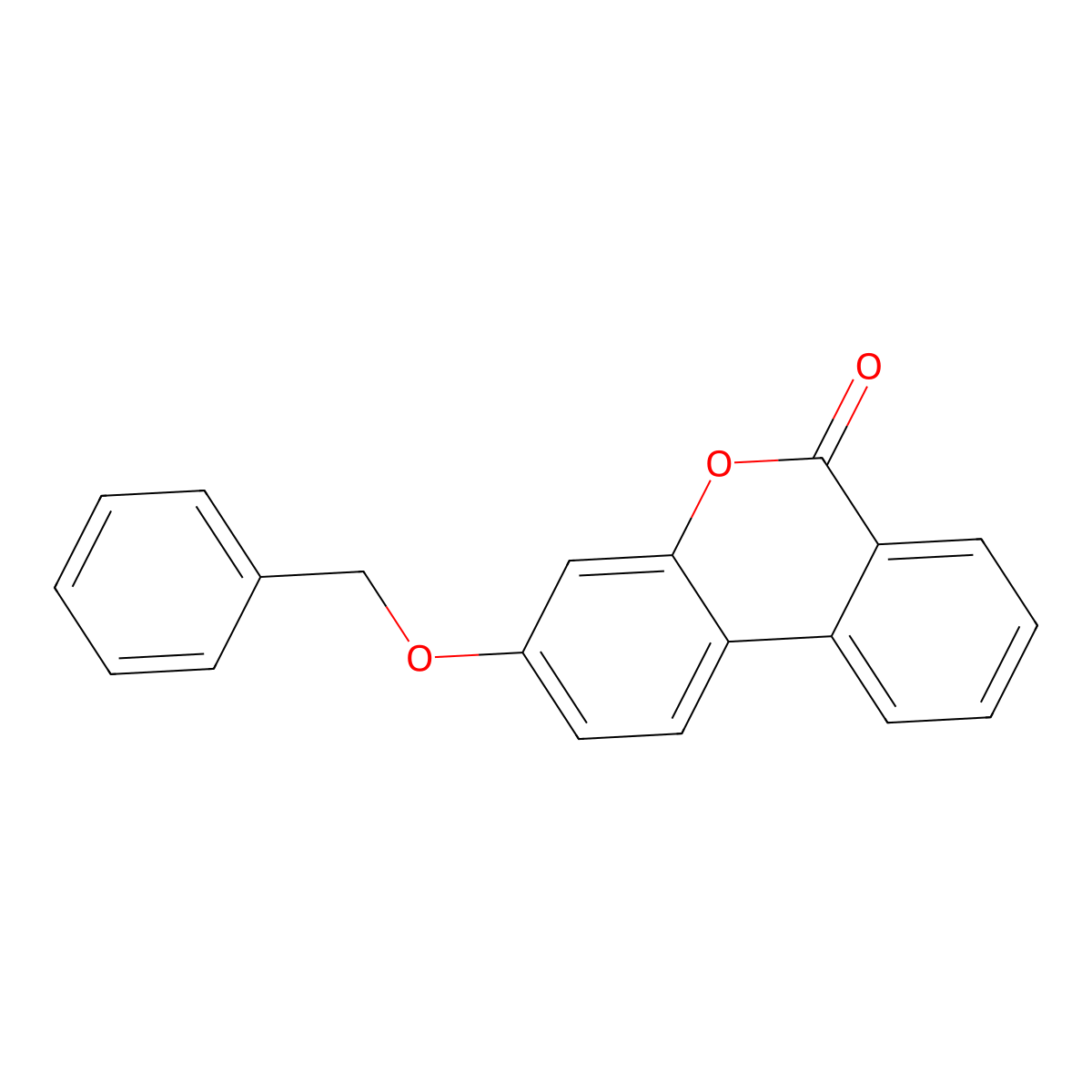 3-(benzyloxy)-6H-benzo[c]chromen-6-one molecular structure, CAS 300826-39-5