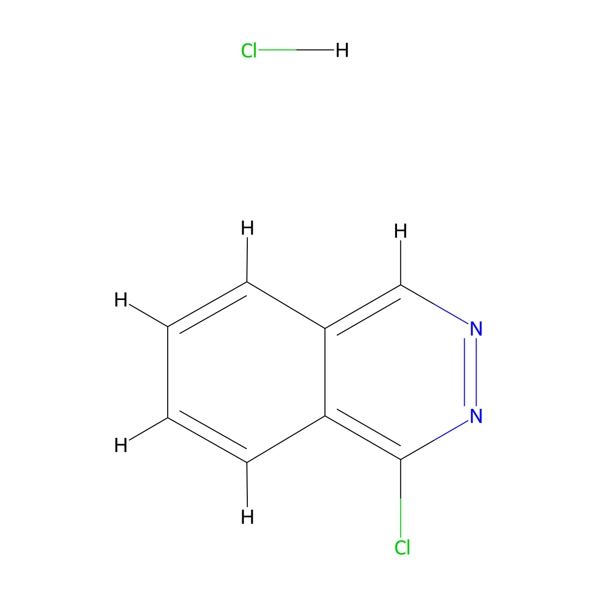 1-Chlorophthalazine hydrochloride molecular structure, CAS 300843-36-1