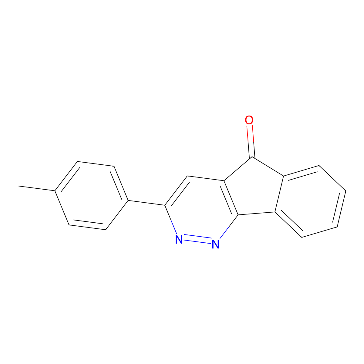3-(4-methylphenyl)-5H-indeno[1,2-c]pyridazin-5-one molecular structure, CAS 300843-87-2