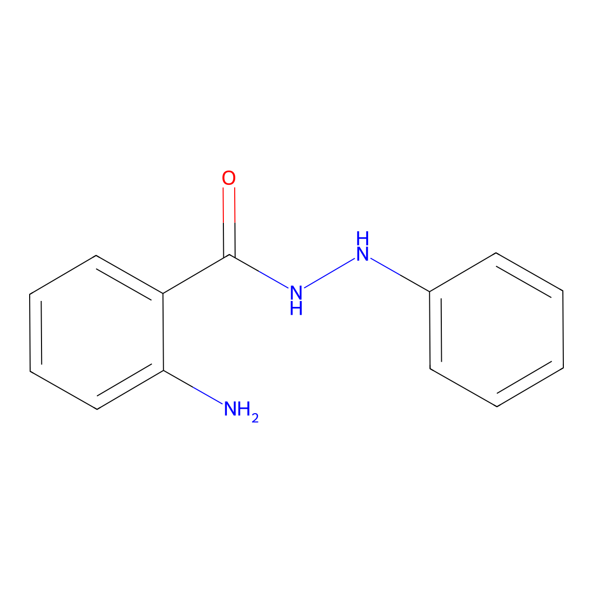 2-amino-N'-phenylbenzohydrazide molecular structure, CAS 30086-49-8