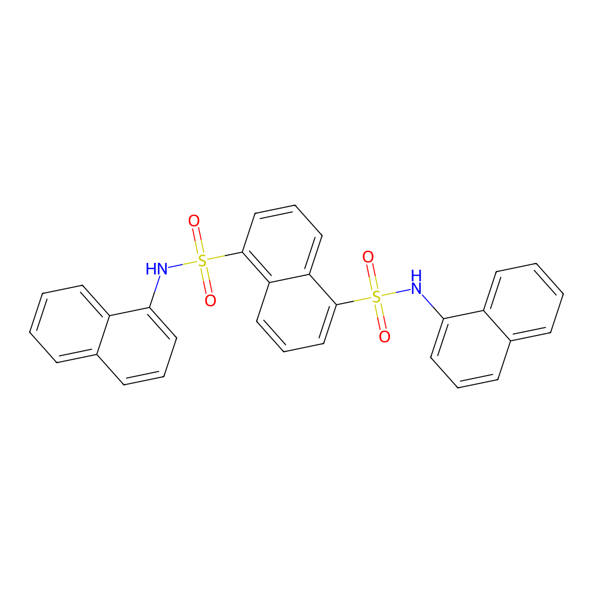 Naphthyl({5-[(naphthylamino)sulfonyl]naphthyl}sulfonyl)amine molecular structure, CAS 300860-94-0