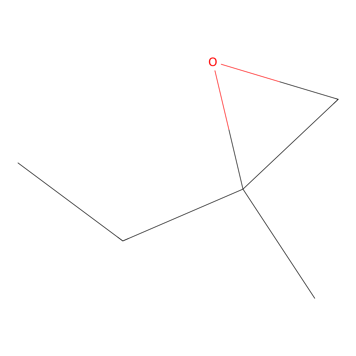2-Ethyl-2-methyloxirane molecular structure, CAS 30095-63-7