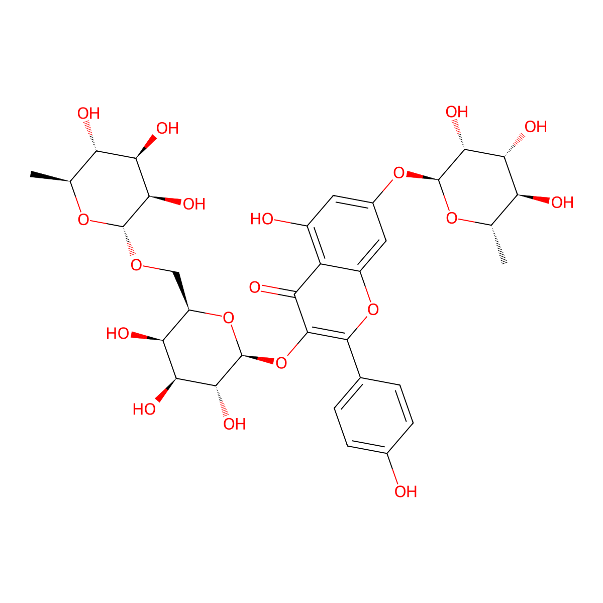 Robinin molecular structure, CAS 301-19-9
