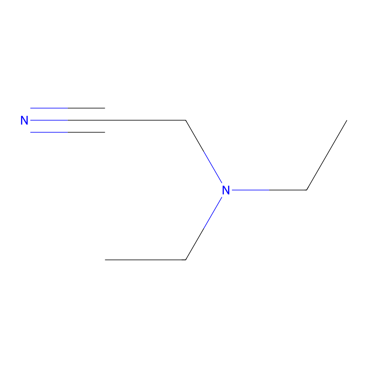 2-(Diethylamino)acetonitrile molecular structure, CAS 3010-02-4