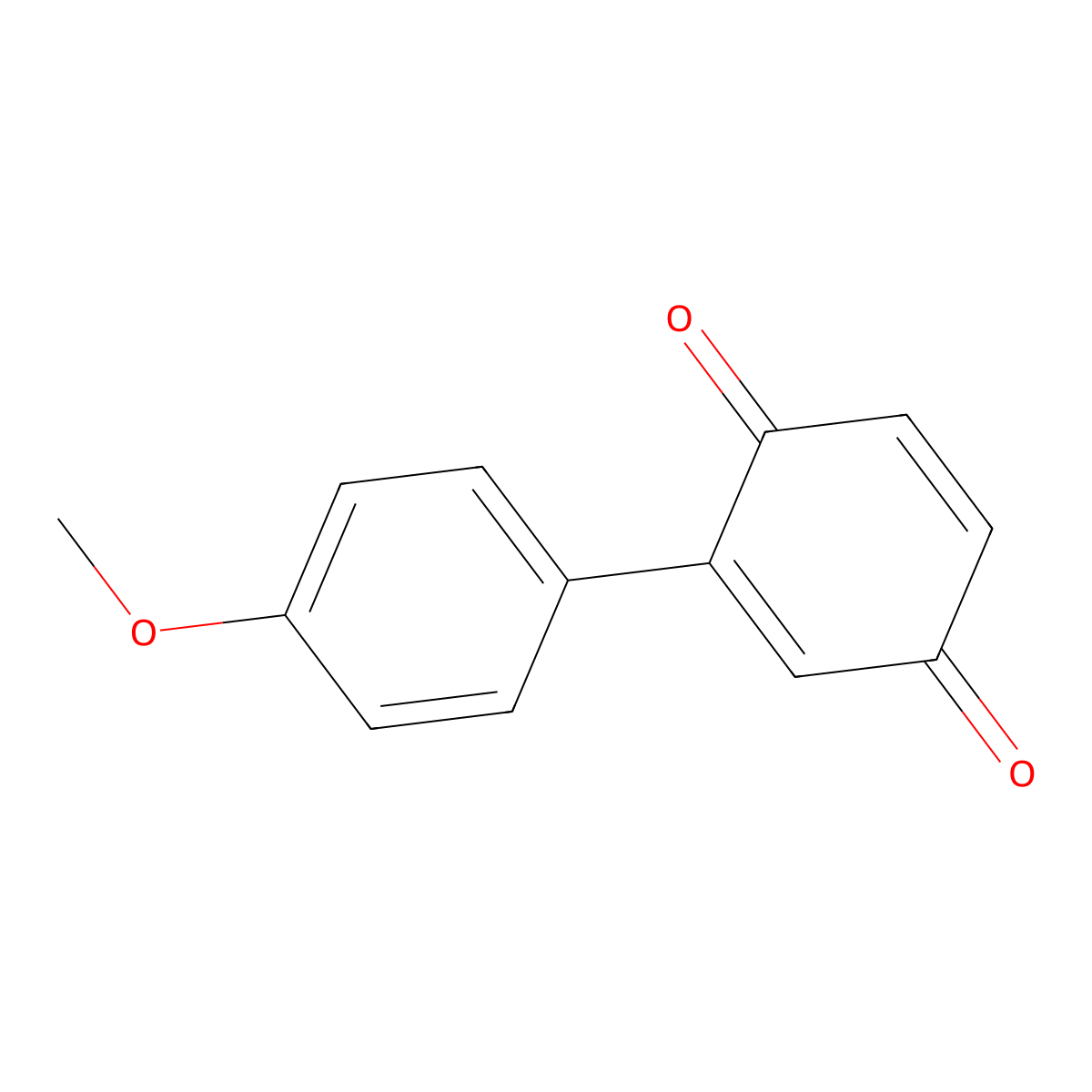 p-Anisyl-p-benzoquinone molecular structure, CAS 30100-35-7