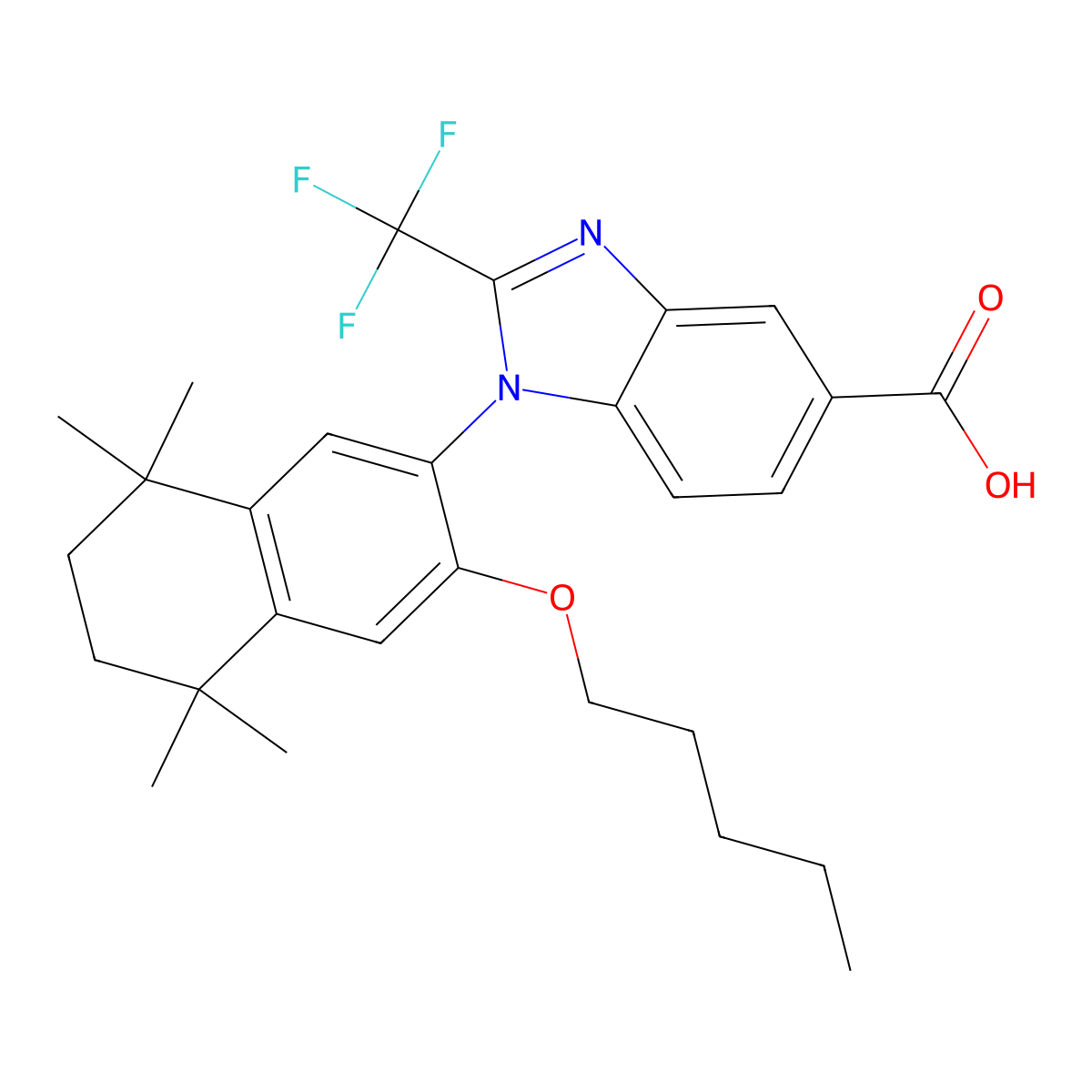 RXR antagonist 1 molecular structure, CAS 3010910-40-1