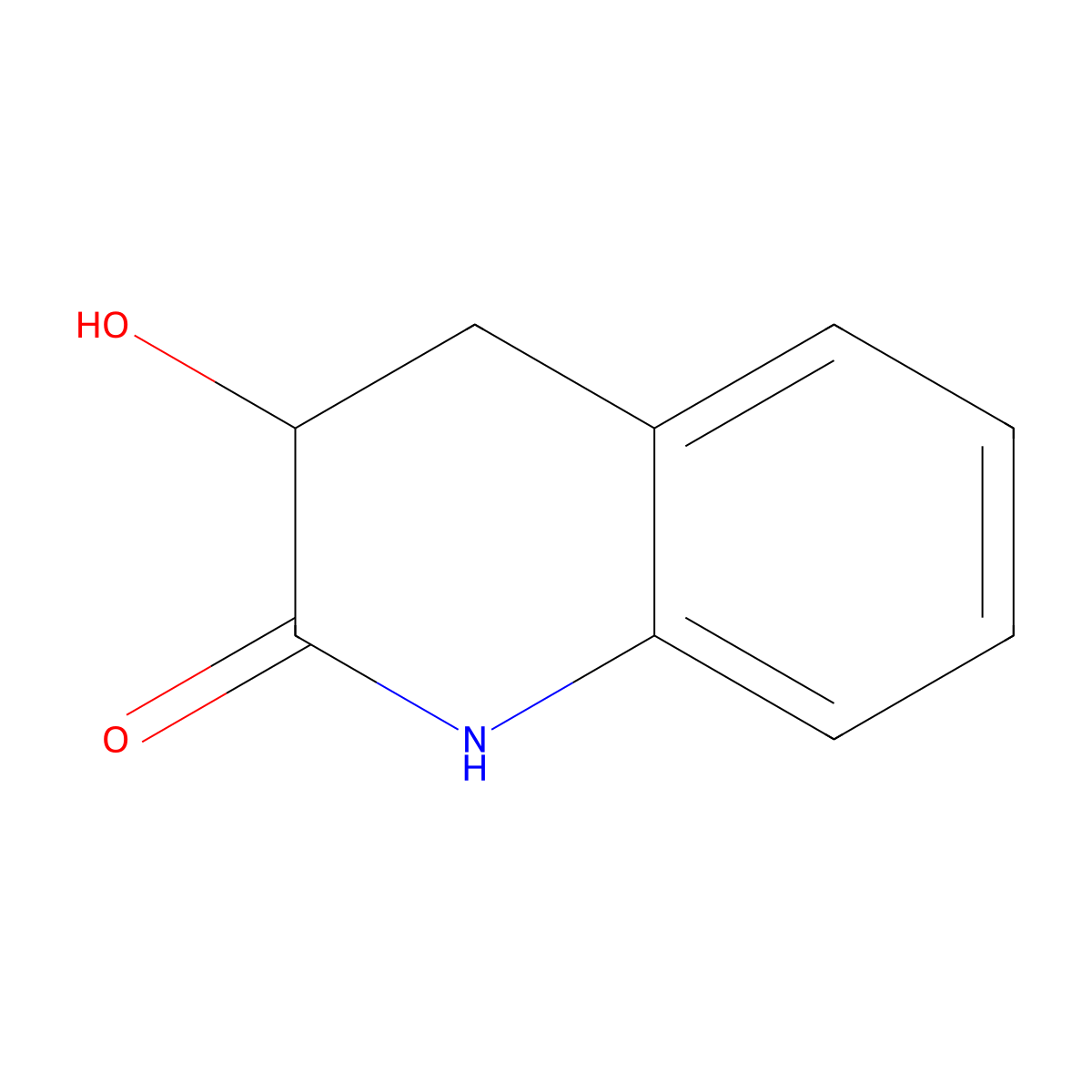 3-Hydroxy-3,4-dihydroquinolin-2(1H)-one molecular structure, CAS 301155-96-4