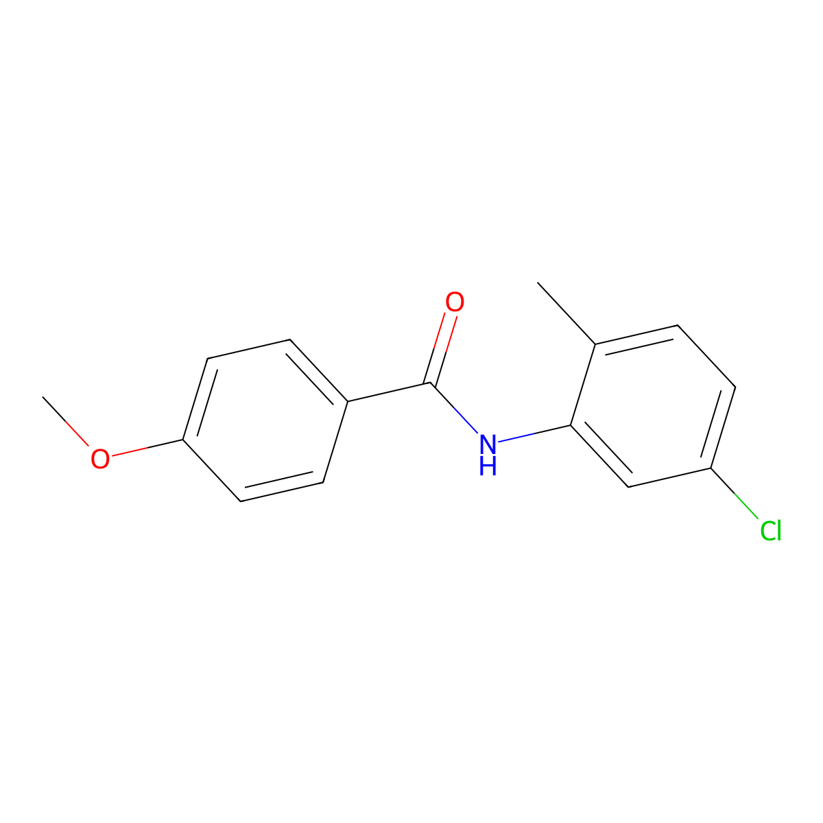 N-(5-chloro-2-methylphenyl)-4-methoxybenzamide molecular structure, CAS 301159-94-4
