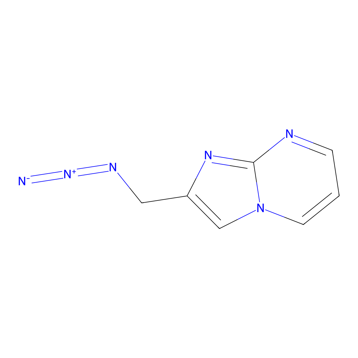 2-(Azidomethyl)imidazo(1,2-a)pyrimidine molecular structure, CAS 301192-96-1