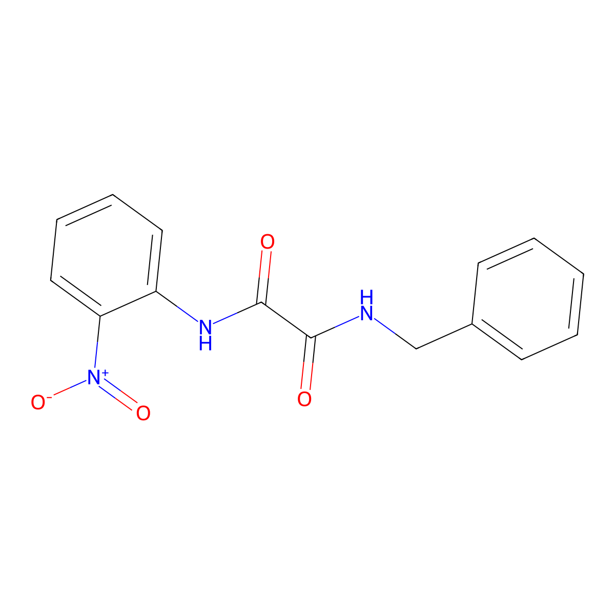 N1-(2-Nitrophenyl)-N2-(phenylmethyl)ethanediamide molecular structure, CAS 301193-46-4
