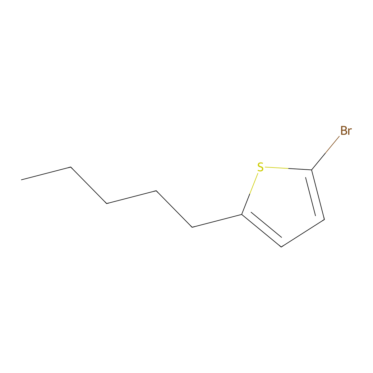 2-bromo-5-pentylThiophene molecular structure, CAS 301199-32-6