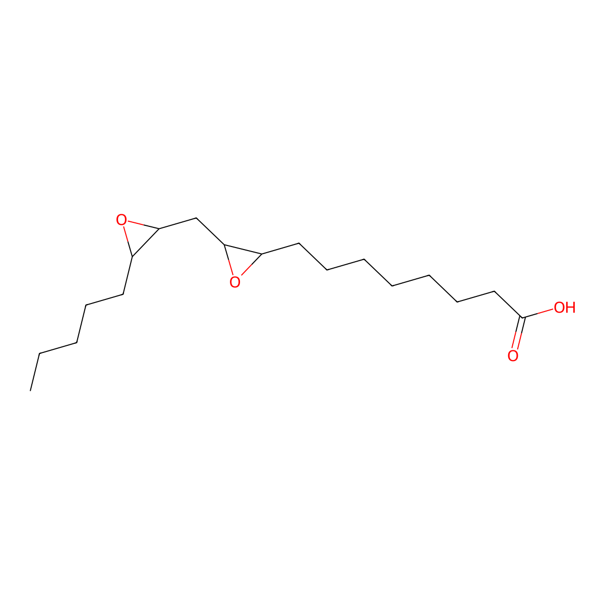 9,10-12,13-Diepoxyoctadecanoate molecular structure, CAS 3012-69-9