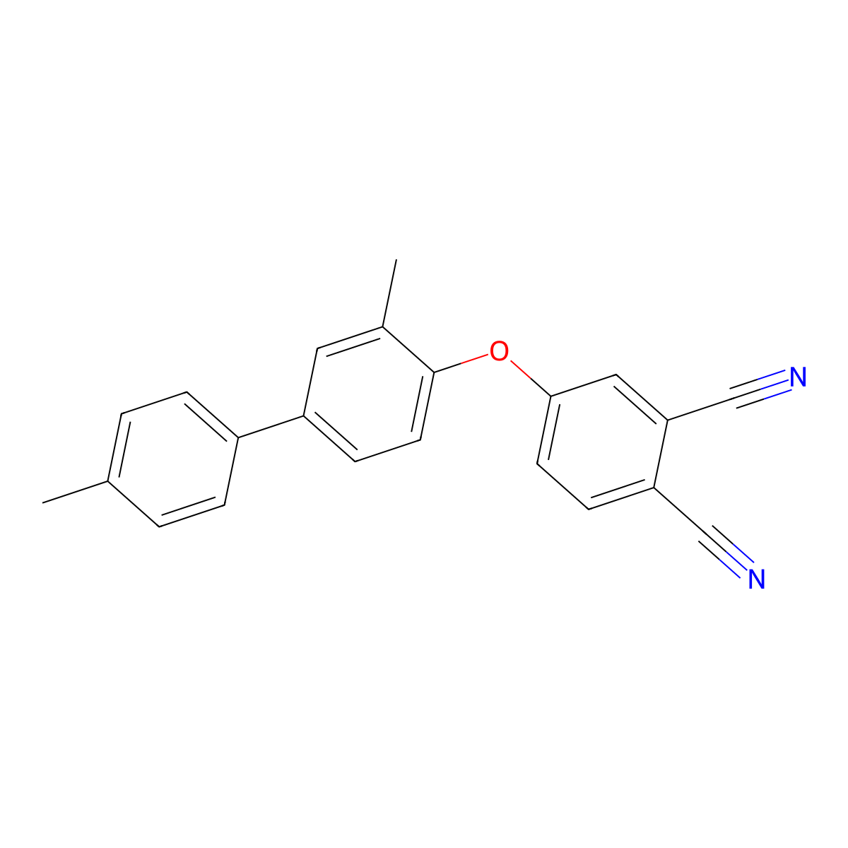 4-[2-Methyl-4-(4-methylphenyl)phenoxy]benzene-1,2-dicarbonitrile molecular structure, CAS 301211-98-3