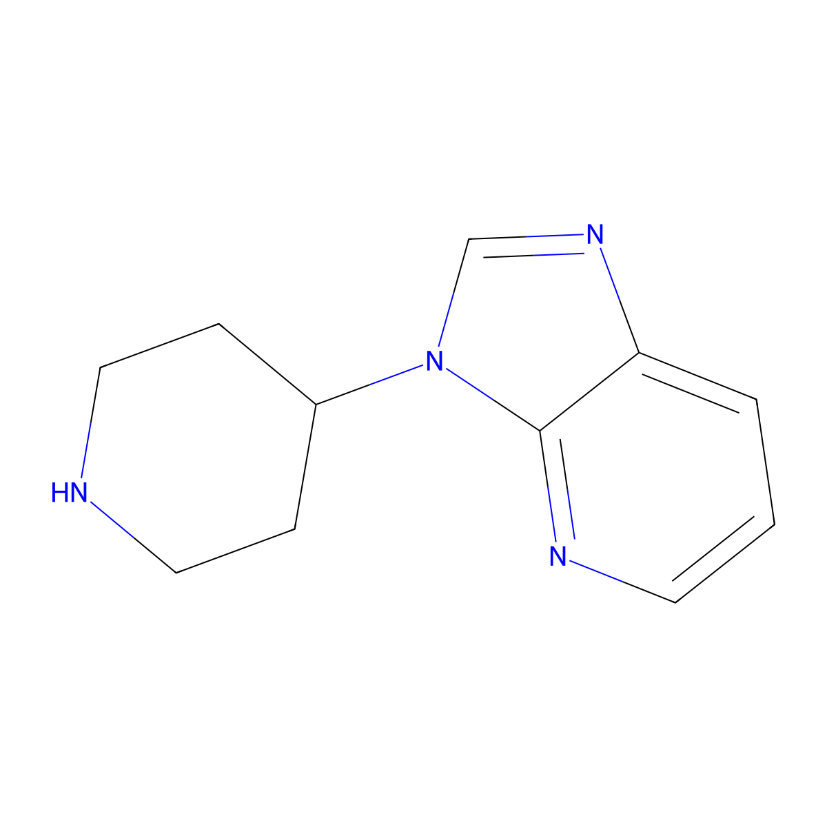 3-(Piperidin-4-yl)-3H-imidazo[4,5-b]pyridine molecular structure, CAS 301220-36-0