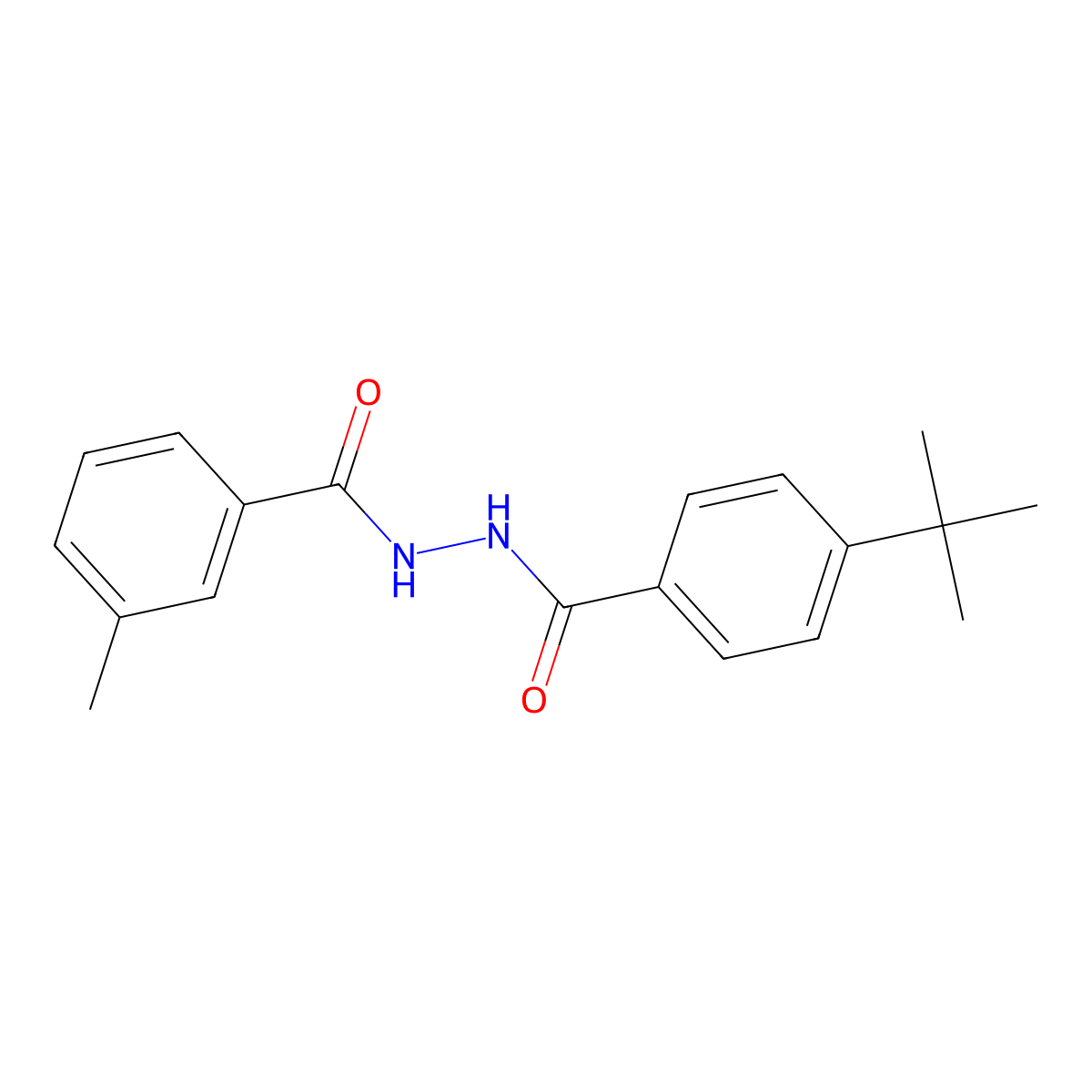 N'-(4-(tert-Butyl)benzoyl)-3-methylbenzohydrazide molecular structure, CAS 301225-84-3