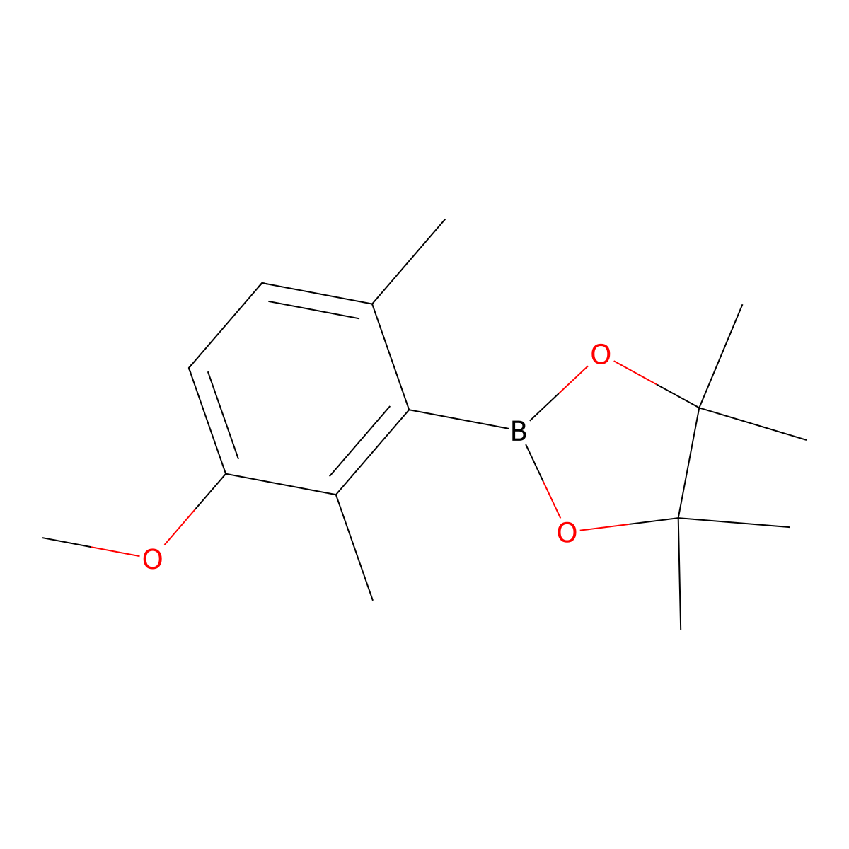 2-(3-Methoxy-2,6-dimethylphenyl)-4,4,5,5-tetramethyl-1,3,2-dioxaborolane molecular structure, CAS 3012641-61-8
