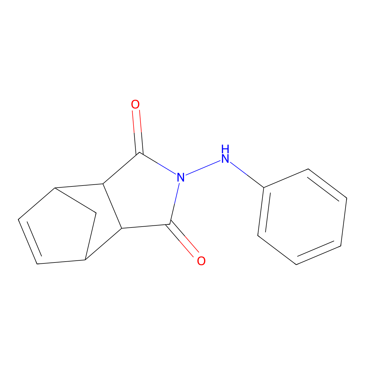 2-(phenylamino)-3a,4,7,7a-tetrahydro-1H-4,7-methanoisoindole-1,3(2H)-dione molecular structure, CAS 301298-86-2
