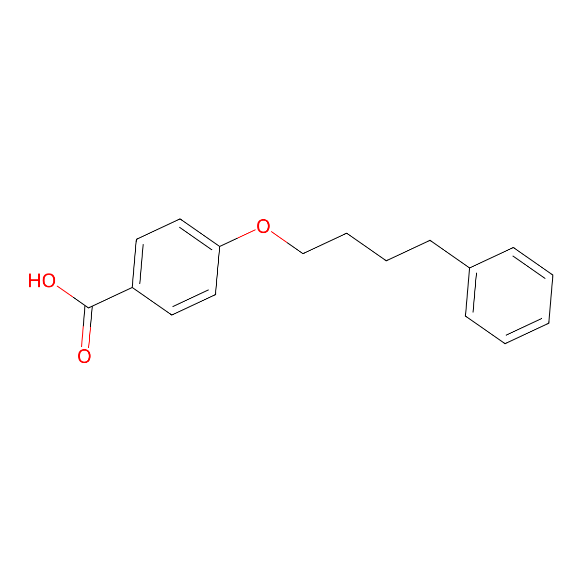4-(4-Phenylbutoxy)benzoic Acid molecular structure, CAS 30131-16-9