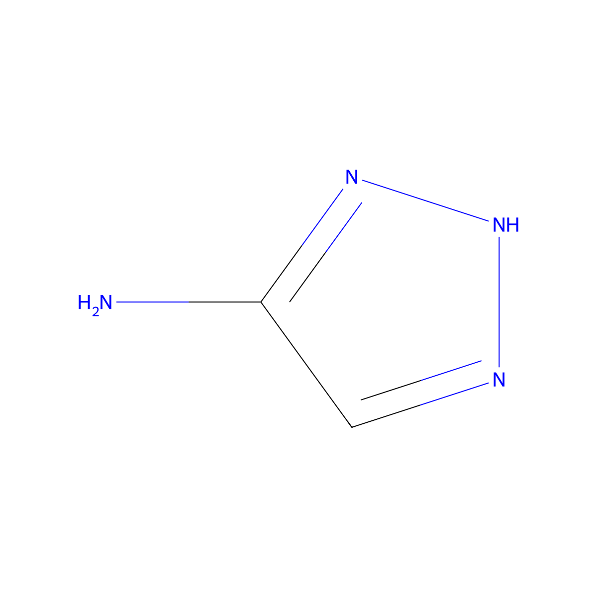 4-Amino-1,2,3-triazole molecular structure, CAS 30132-90-2