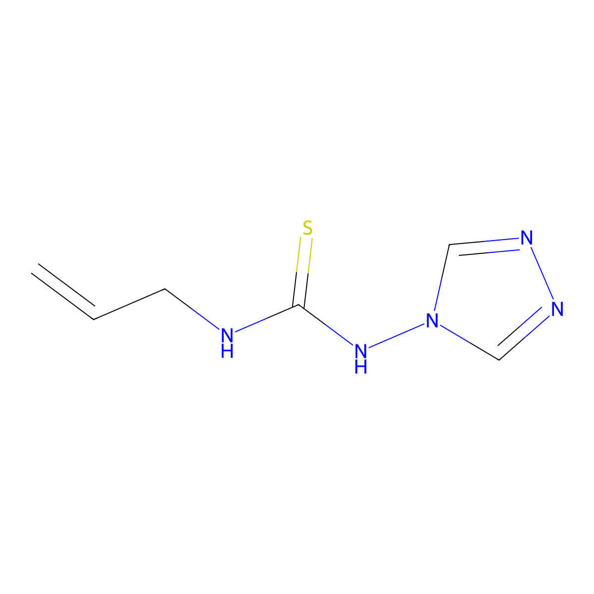N-allyl-N'-(4H-1,2,4-triazol-4-yl)thiourea molecular structure, CAS 301320-82-1