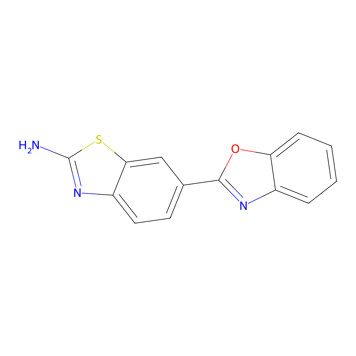 6-(1,3-Benzoxazol-2-yl)-1,3-benzothiazol-2-amine molecular structure, CAS 301321-03-9