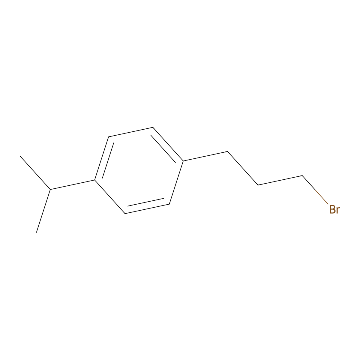 1-(3-Bromopropyl)-4-isopropylbenzene molecular structure, CAS 30134-48-6