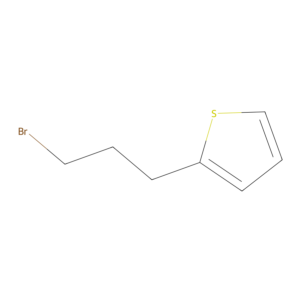 2-(3-Bromopropyl)thiophene molecular structure, CAS 30134-51-1