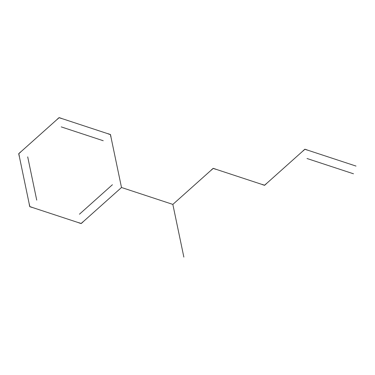 5-Phenyl-1-hexene molecular structure, CAS 30134-52-2