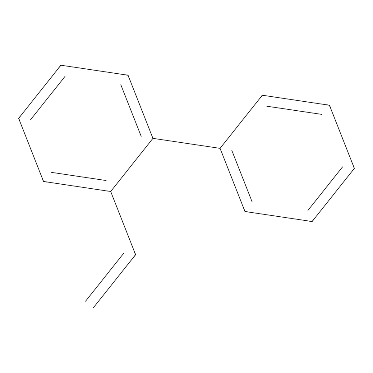 1,1'-Biphenyl, ethenyl- molecular structure, CAS 30143-51-2