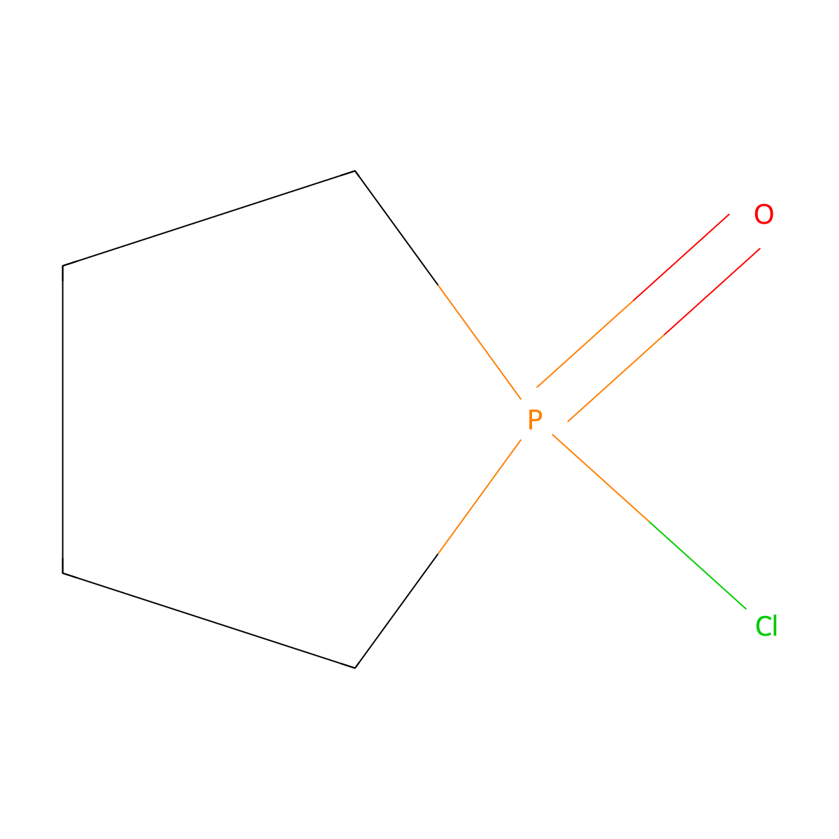 1-Chloro-1lambda5-phospholan-1-one molecular structure, CAS 30148-59-5