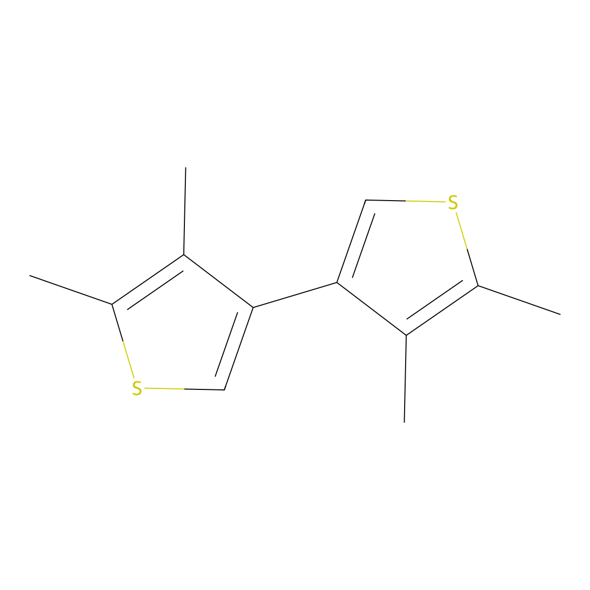 4-(4,5-Dimethylthiophen-3-yl)-2,3-dimethylthiophene molecular structure, CAS 30153-45-8