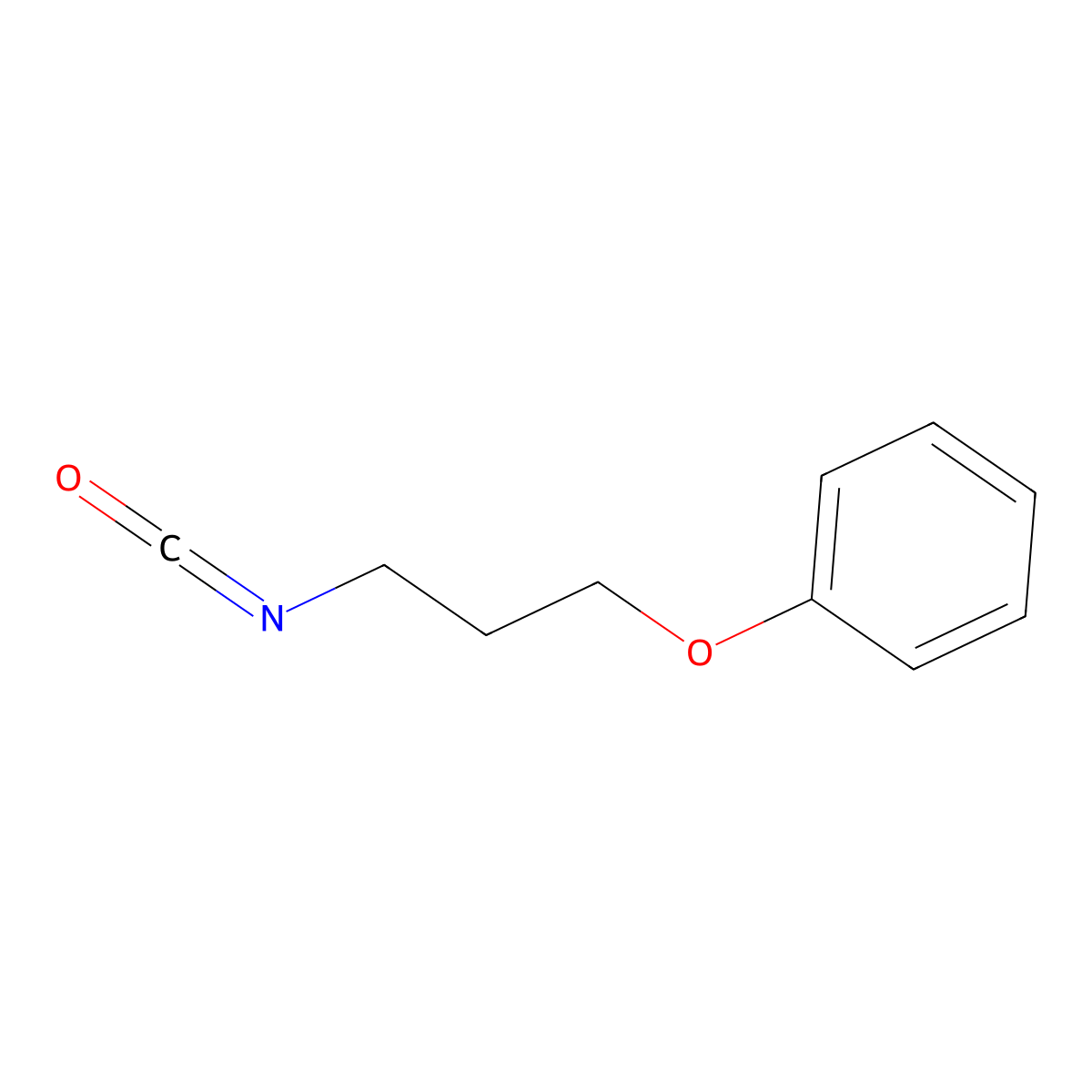 (3-Isocyanatopropoxy)benzene molecular structure, CAS 301530-53-0