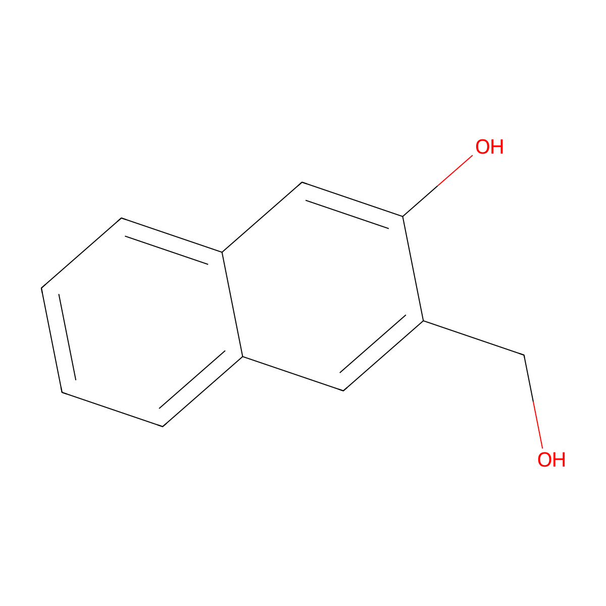 3-(Hydroxymethyl)-2-naphthol molecular structure, CAS 30159-70-7