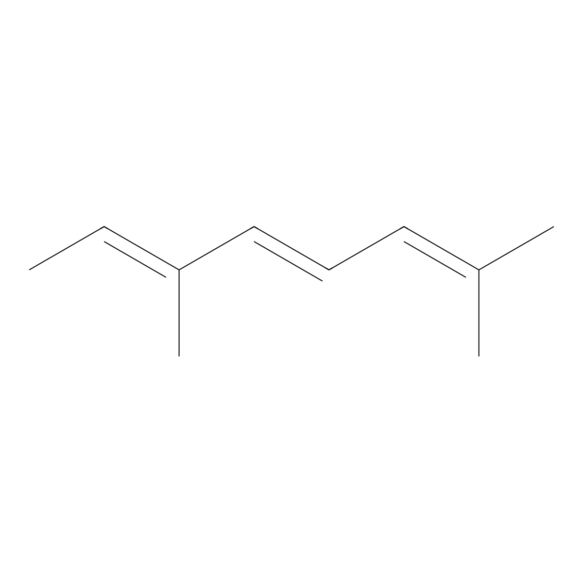 trans-Alloocimene molecular structure, CAS 3016-19-1