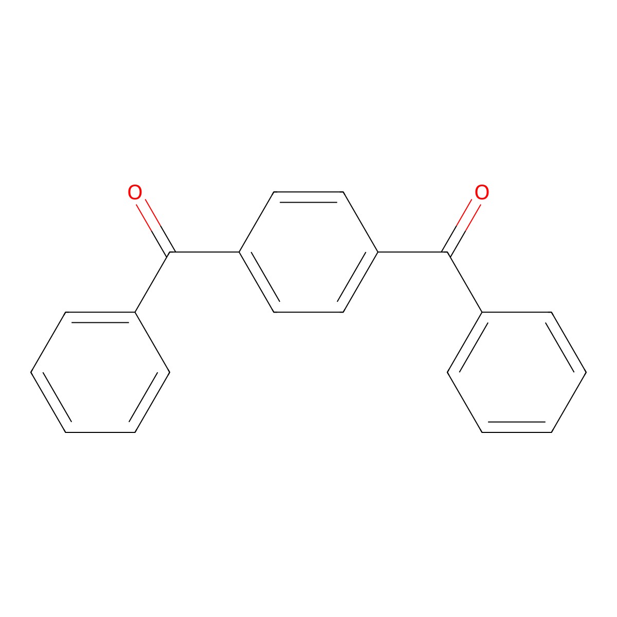 1,4-Dibenzoylbenzene molecular structure, CAS 3016-97-5