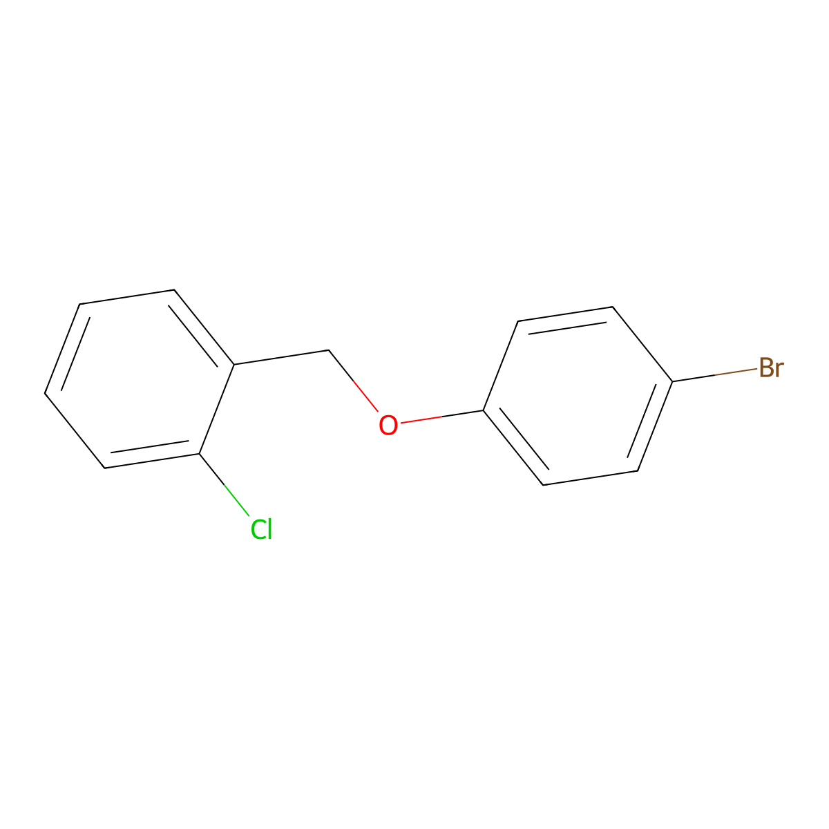 4-Bromophenyl-(2-chlorobenzyl)ether molecular structure, CAS 301681-69-6