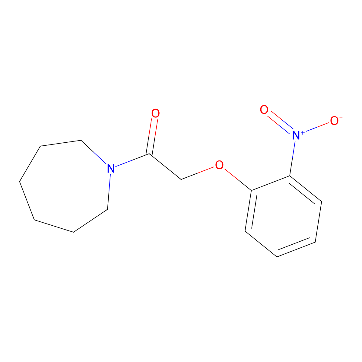1-(Azepan-1-yl)-2-(2-nitrophenoxy)ethanone molecular structure, CAS 301692-41-1