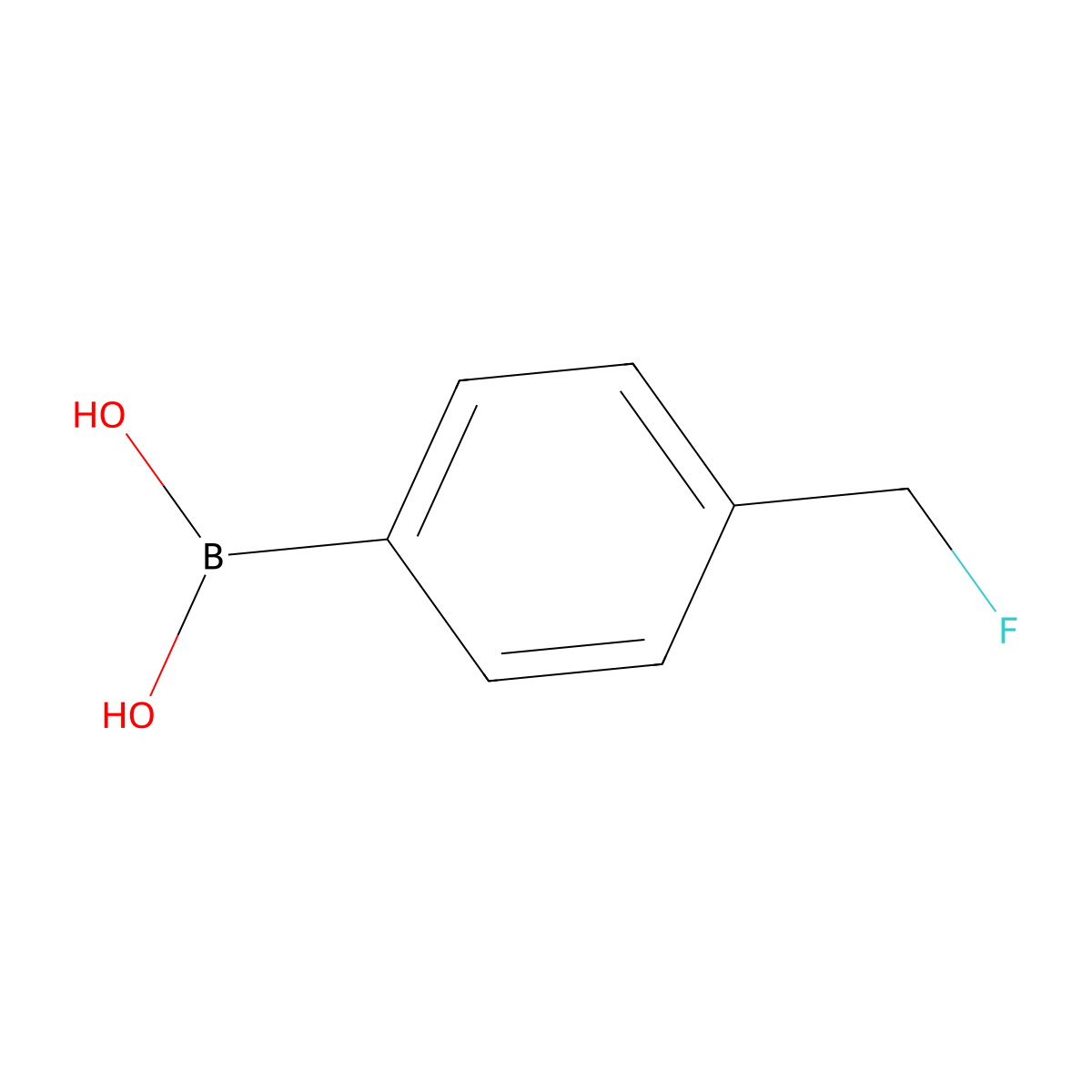 [4-(Fluoromethyl)phenyl]boronic acid molecular structure, CAS 301699-41-2