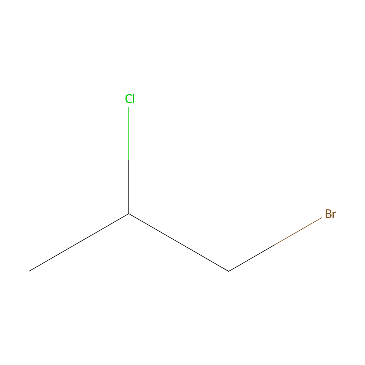 1-Bromo-2-chloropropane molecular structure, CAS 3017-96-7