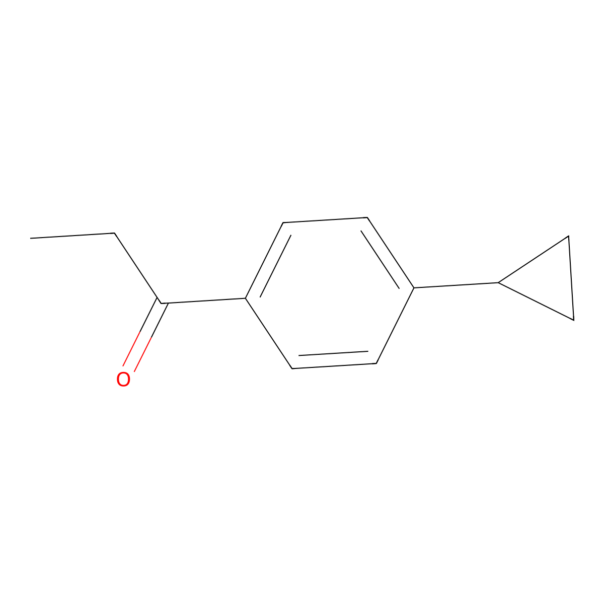 1-(4-Cyclopropylphenyl)propan-1-one molecular structure, CAS 30170-62-8