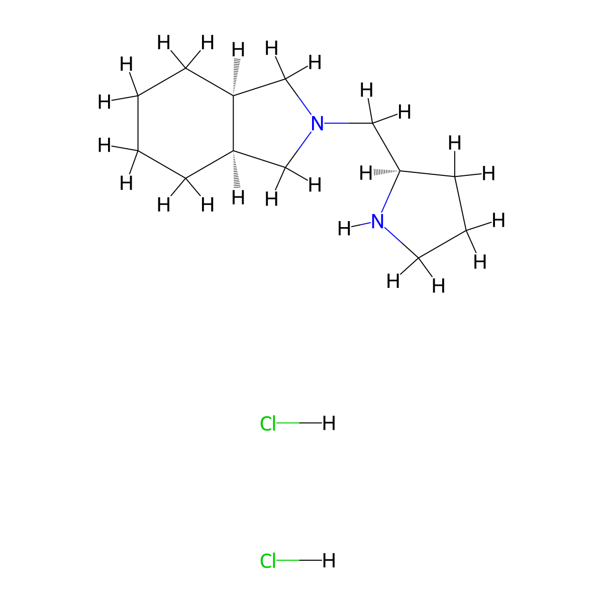 (3aR,7aS)-2-{[(2R)-pyrrolidin-2-yl]methyl}-octahydro-1H-isoindole dihydrochloride molecular structure, CAS 3017121-92-2
