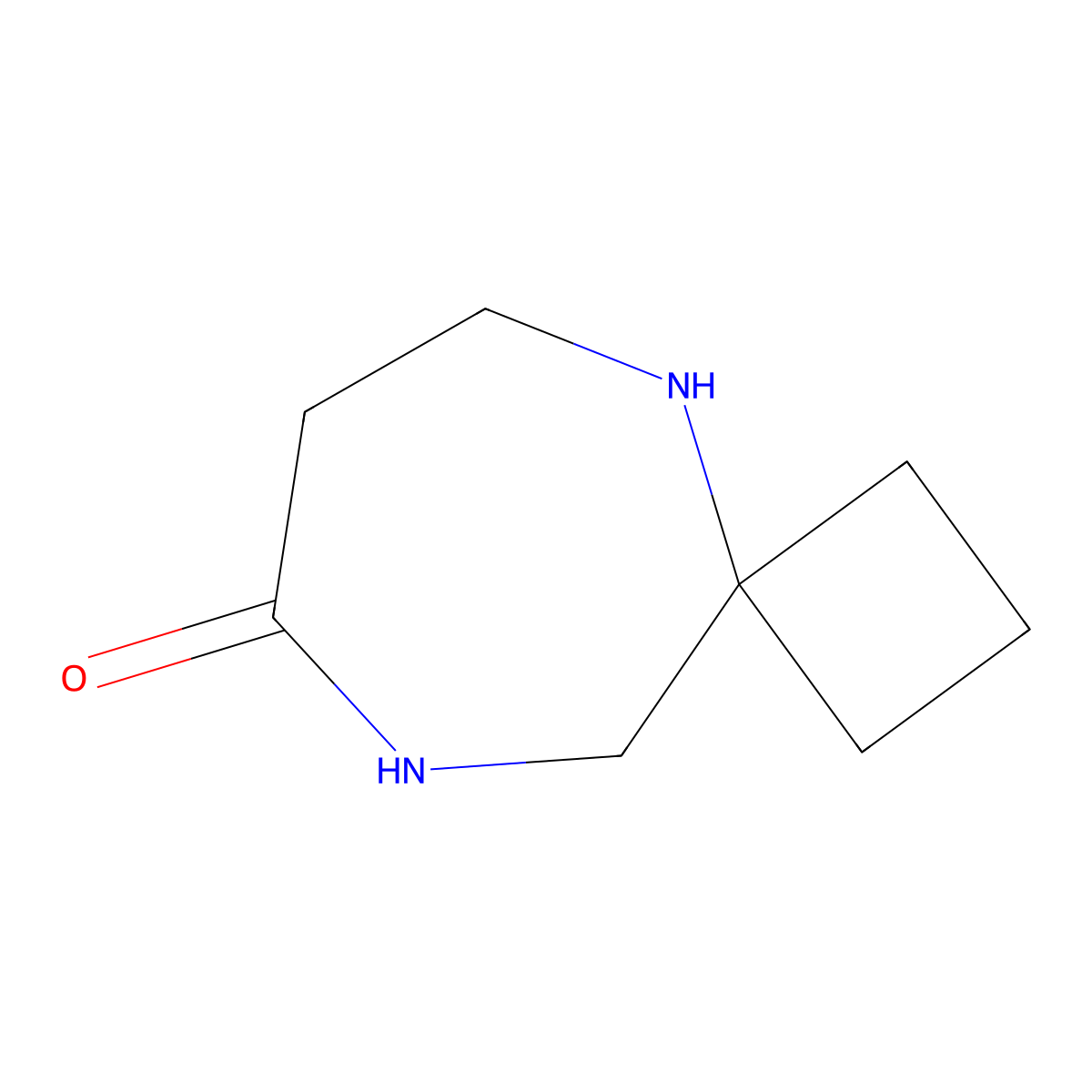 5,9-Diazaspiro[3.6]decan-8-one molecular structure, CAS 3017193-48-2