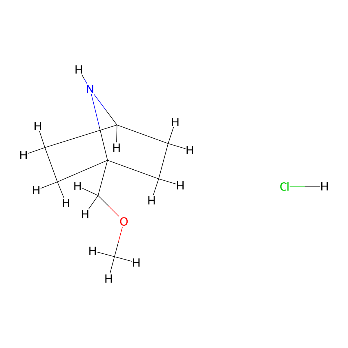 1-(Methoxymethyl)-7-azabicyclo[2.2.1]heptane hydrochloride molecular structure, CAS 3017211-39-8